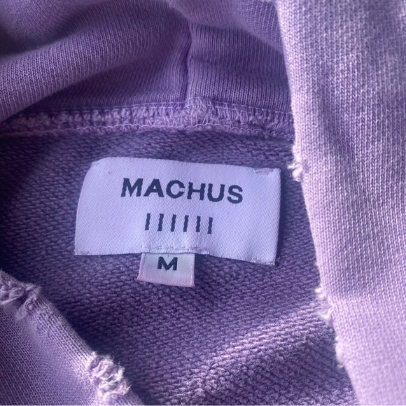 MACHUS  Distressed Hoodie in Amethyst - Picture 5 of 9